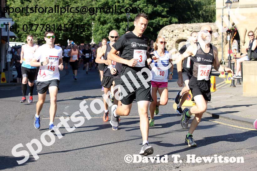 Hexham 10k, 2018 Hexham Half Marathon/10k5k. Photo: David T. Hewitson/Sports for All Pics